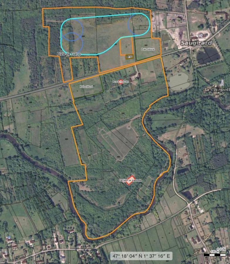 לינה וארוחת בוקר Saugirard Domaine Des Bois Argentes מראה חיצוני תמונה